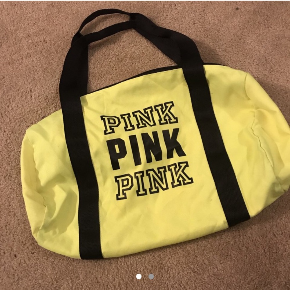 yellow gym bag